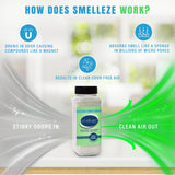 SMELLEZE Natural Dead Animal Odor Removal 2 lbs Powder: Eliminate Dead Rat, Mice, Squirrel, Chipmunk, Raccoon & Bat Smell. Safe for Indoor & Outdoor Use