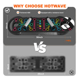 HOTWAVE Push Up Board, Portable PushUp Board, Foldable 20 in 1 Push Up Bar