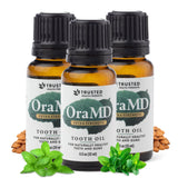 OraMD Extra Strength Tooth Oil - Healthy Gums, Fresh Breath and Helps with Sensitive Teeth - All-Natural Solution Better Than Mouthwash (3-Pack)