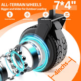 300L Wagons Carts Foldable Collapsible with Big All-Terrain Beach Wheels