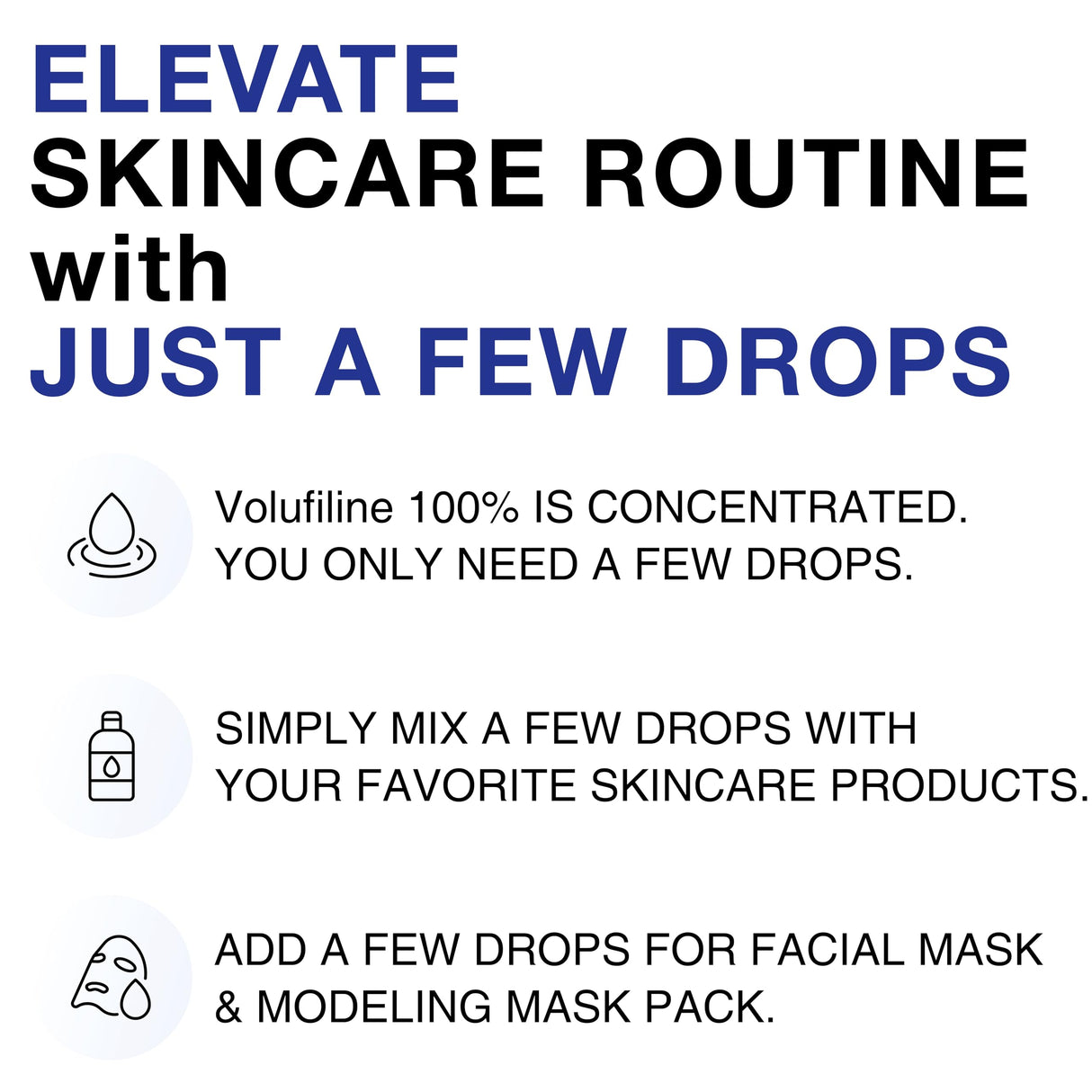 CELDYQUE 100% Pure Volufiline Concentrate Mix-in Serum - Skin Firming Solution & Clinically Proven | Anti-Wrinkle, Enhances Facial Contours, Boosts Collagen for Sagging Mature Skin Korean Skincare