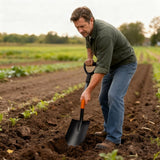 AgroPro Shovel for Digging, Heavy Duty Garden Shovel with Ergonomic D-Handle, Small Shovel for Planting, 32 Inches