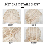 Probeauty Long Blonde Braided Wig for Girls Princess Cosplay, Kids Costume Wig with Magic Wand Crown for Halloween Christmas Birthday Party