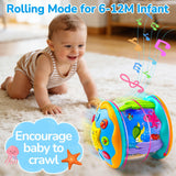 Tsomtto Toddler Toys Ocean Projector Rotating Musical Learning Toys