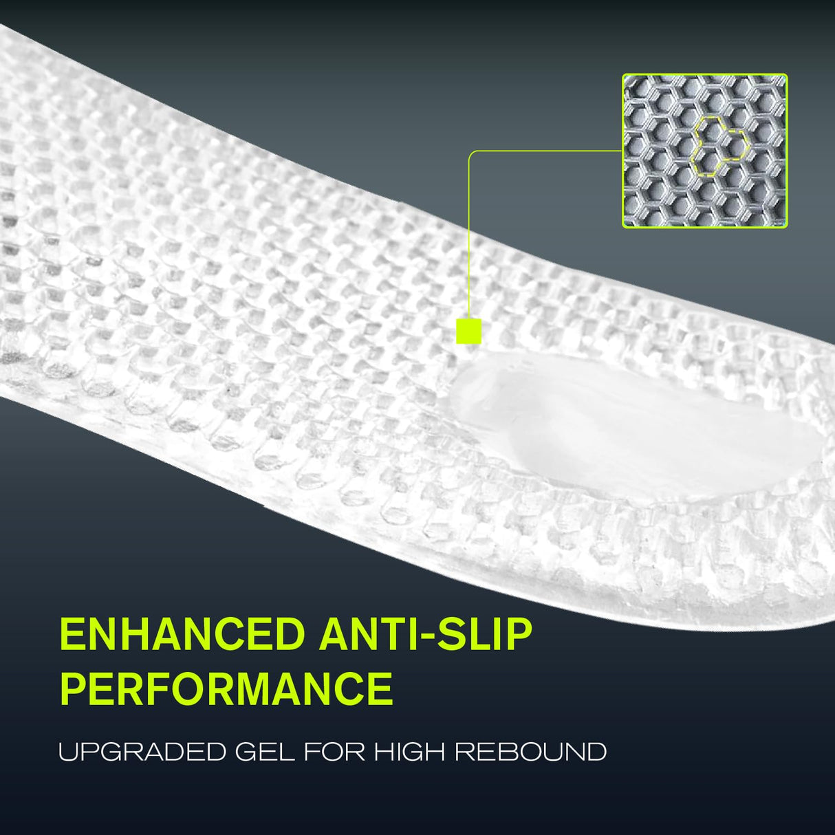 HideFxxx Carbon Fiber Insoles, Sprots Insoles for Men, Arch Support Insoles Orthotic Inserts PORON Gel Insoles for Basketball, Running and Training (US 9-11 | EU 43-45)