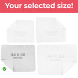 Utopia Bedding Washable Underpads 34" x 36" (Pack of 4), Waterproof Reusable Heavy Absorbency Incontinence Bed Pads for Adults, Kids, Elderly and Pets, Bedwetting Pads for Sofa and Couch (White)