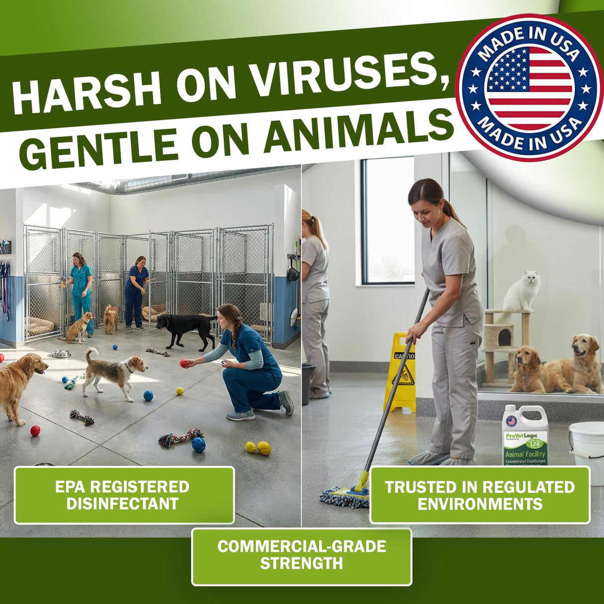 ProVetLogic Animal Facility Disinfectant Cleaner & Deodorizer (Concentrated) - Gallon