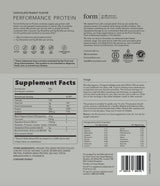 Form Performance Protein - Vegan Protein Powder - 30g of Plant Based Protein per Serving, with BCAAs. Perfect Post Workout. Tastes Great with Just Water! (Chocolate Peanut)