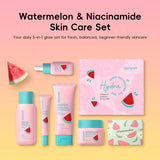 QUIYUM Watermelon & Niacinamide Skincare Set for Women Teens Girls, 5PCS