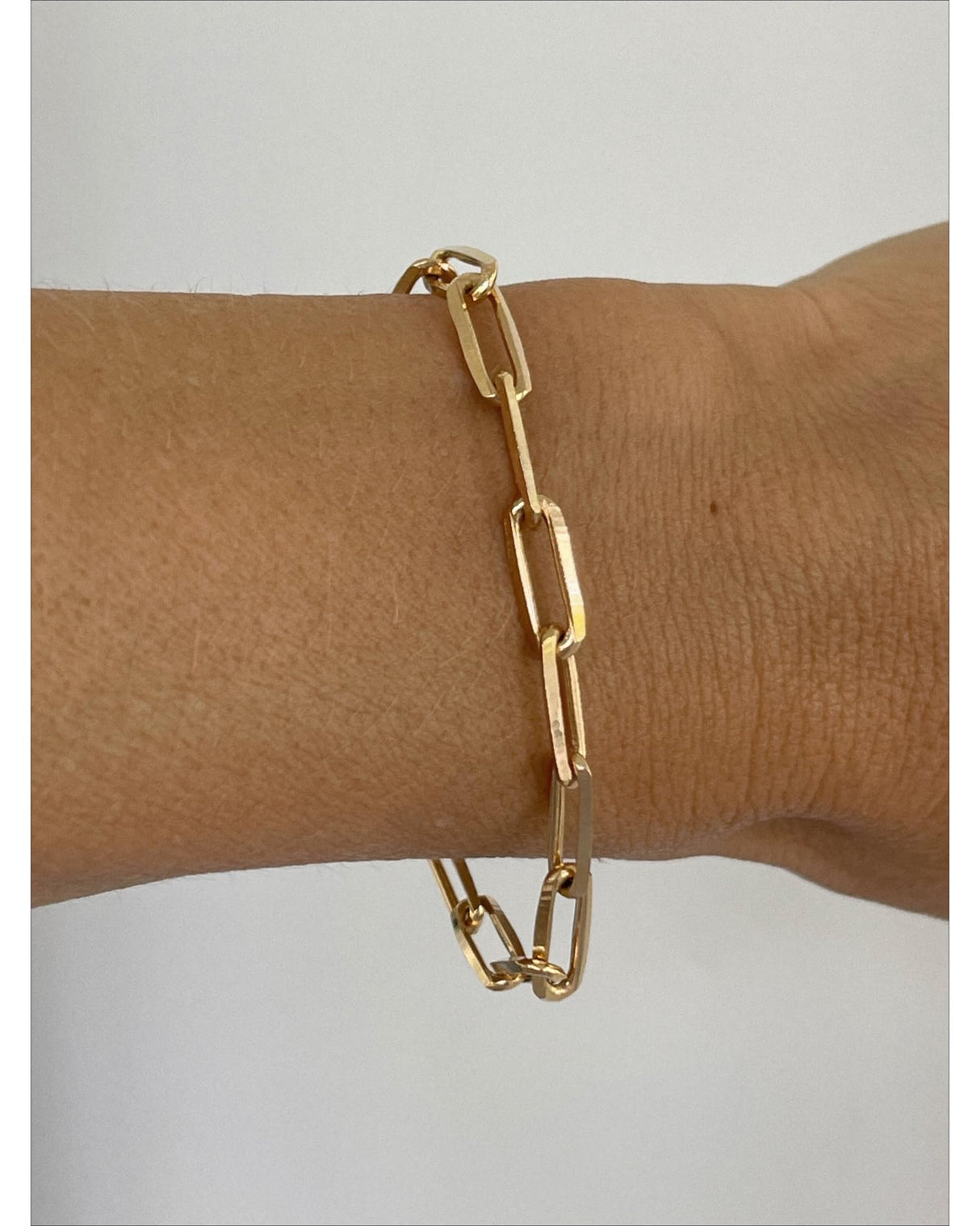 James Michelle Chunky Love Bracelet for Women – Premium Waterproof, Tarnish-Free, Gold PVD Coated Jewelry – Hypoallergenic – Perfect for Beach, Weddings, Gifts – 7 Inch Length