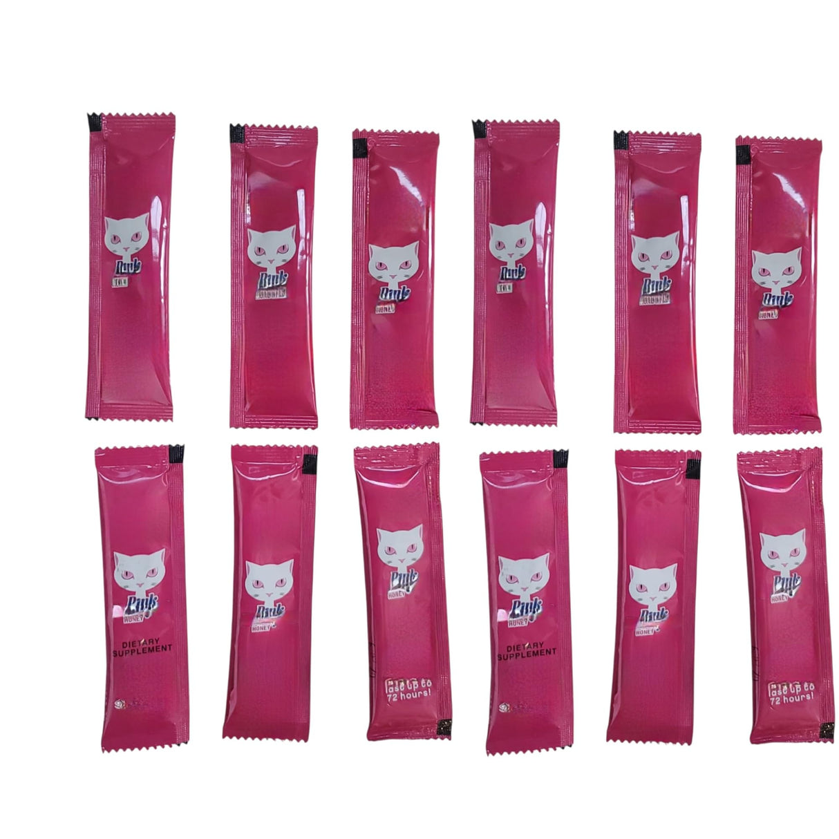 12 Pack Honey pack for Women, Female. Pink P honey