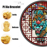 SOOWOOT Feng Shui Wealth and Luck Bracelet for Men and Women: 3Pcs Set with Pixiu and Black Obsidian, Brings Prosperity, Offers Protection, Attracts Good Fortune and Repels Evil Spirits