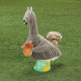 Gaggleville Squirrel Goose Outfit, Fits Large 23" H Statue, by Fox Valley Traders