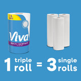 Viva Multi-Surface Cloth Paper Towels, 12 Triple Rolls, 165 Sheets per Roll