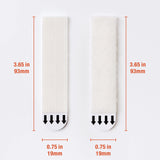 MOVELYST 60-Pairs(120 Strips) Large Picture Hanging Strips Heavy Duty, Removable Hook and Loop Tape, Picture Hanger Damage Free, Waterproof Adhesive Strips for Frame Hanging