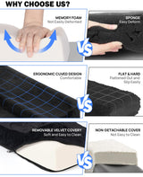 JOYTUTUS Knee Scooter Cushion Cover, Knee Scooter Pad for Comfort, 2.36" Thick Memory Foam Cushion Knee Walker Accessories with Removable Cover