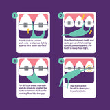 Platypus Orthodontic Flossers for Braces | Ortho Picks for Adults & Kids | Fits Under Arch Wire | Non-Damaging | Encourage Flossing Habits | Floss Teeth in Under Two Minutes (40 Count (Pack of 4))