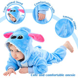 SCOPUCI Unisex Baby Animal Onesie Pajamas,Infant Flannel Halloween Cosplay Costume, Toddler Christmas Homewear/Sleepwear