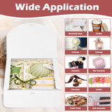 BoShahai 10 PCS White Gift Boxes with Lids 10.6x7.8x3.1 Inch Proposal box