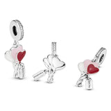 PANDORA Happy Bday Balloon Dangle Charm - Birthday Charm - Jewelry for Women with Gift Box - Enamel & Cubic Zirconia Details - Compatible Moments Charm Bracelets - Sterling Silver