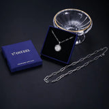 Yoosteel Gifts for Women Initial Necklace, Letter M Paperclip Necklace