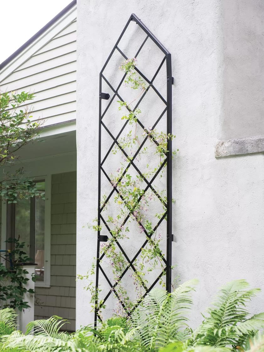 Gardener's Supply Company Lattice Gable Wall Trellis, 32" W x 113.5" H