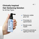 Cureskin Anti Grey Hair Serum | Reverses & Limits Hair Greying | Dark Pro Hair Solution Natural Hair Darkener (60 ml (Pack of 1))