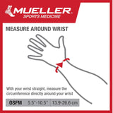 MUELLER Sports Medicine Adjust-to-Fit Thumb Brace, Spica Splint, Thumb Pain Relief Stabilizer for Men and Women, Ideal for De Quervain's Tenosynovitis, Arthritis, Sprains, Fits Right or Left, Black, One Size