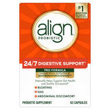 Align Probiotic, Pro Formula, Probiotics for Women and Men, Daily Probiotic Supplement, Helps Soothe Occasional Bloating & Gas*, #1 Doctor Recommended Brand‡, 63 Capsules (Packaging May Vary)