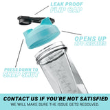 HELIMIX 2.0 Vortex Blender Shaker Bottle Holds upto 28oz | No Blending Ball or Whisk | USA Made | Portable Pre Workout Whey Protein Drink Shaker Cup | Mixes Cocktails Smoothies Shakes | Top Rack Safe