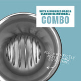 BlenderBottle Sport Sleek Insulated Stainless Steel Shaker Bottle with Wire Whisk, 25-Ounce, Seafoam – Protein Shakes & Hydration for Athletes & Fitness Enthusiasts, Easy Mixing, Slim Easy to Hold, Keeps Drinks Cold, Lockable Lid