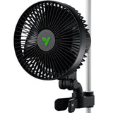VIVOSUN AeroWave A6 Grow Tent Clip Fan, 6" Auto Oscillating Fan, Secure Non-Slip Clamp, Strong Air Circulating, and Low Noise, for Hydroponic Ventilation, 1-Pack