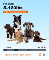 Bousnic Dog Shock Collar - 3300Ft Dog Training Collar with Remote for 5-120lbs Small Medium Large Dogs Rechargeable Waterproof e Collar with Beep (1-8), Vibration(1-16), Safe Shock(1-99) (Orange)
