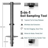 Horonaxo Bulb Planter, Sod Plugger Stand Up Grass Plugger for Lawn Repair
