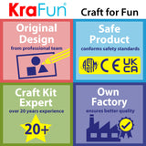 KRAFUN My First Sewing Kit for Kids Ages 6-12 | 7 Animal Dolls