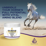 Equiessence Vital Amino Blend - Horse Care, Coat & Hoof - Performance Horse - No Soy or Sugar- 120 Day Supply