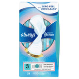 Always Infinity Feminine Pads for Women, Flexfoam Pads with Wings, Size 3, Extra Heavy Absorbency, Unscented, 84 Count (3 Packs of 28)