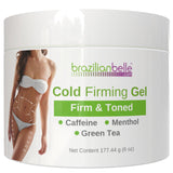 Brazilian Belle Cold Firming Gel - Skin Tightening & Anti Cellulite Cream with Caffeine - Advanced Skin Firming & Body Firming Gel for Loose & Sagging Skin - Suitable for All Skin Types