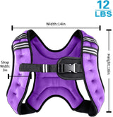 Henkelion Weighted Vest Weight Vest for Men Women Kids Weights Included, Body Weight Vests Adjustable for Running, Training Workout, Jogging, Walking