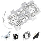 Azdele Heating Element for Samsung Dryer, Dryer Heating Element DC47-00019A for Samsung dv42h5000ew/a3 dv45h7000ew/a2 Dryer Parts, Including DC96-00887A, DC47-00016A, DC47-00018A and DC32-00007A