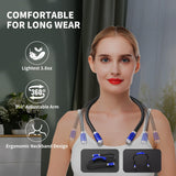 Stocking Stuffers for Men, Women, Teens, Kids & Adults - Neck Reading Light & Book Lights - 3 Color & 6 Brightness, Flexible Arm, 80H Rechargeable - Christmas Gift White Elephant Gifts for Book Lovers
