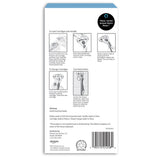 Amazon Basics 5-Blade Razor Handle for Women, Includes 12 Cartridges and Shower Hanger, 14 Piece Set, Blue