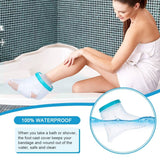 DOACT Water Proof Leg Cast Cover for Shower, Foot Cast Cover Wound Protector Watertight Cast Bag Covers Keep Leg Cast Bandage Dry