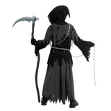 Spooktacular Creations Glowing Eyes Grim Reaper Costume for Kids, Halloween Costume for Boys, Halloween, Dress-up Party