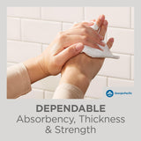 Georgia-Pacific Professional Series Premium Multifold 2-Ply Towels by GP PRO, White, 2344214, 150 Towels Per Pack, 16 Packs Per Case