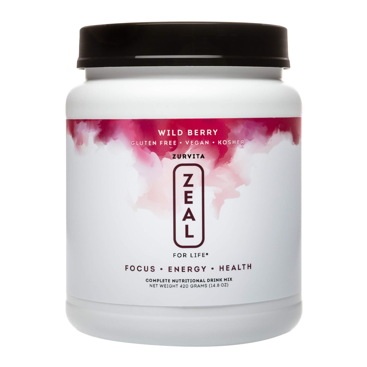 Zurvita - Zeal for Life 30-Day Wellness Bag - Wild Berry Flavor - Daily Nutritional Supplement for Vitality, Immunity, & Overall Wellness - 420 Grams