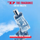 Diesel D By Diesel, Eau de Toilette for Men, Fougere & Amber Scent With Notes of Ginger, Bergamot, Lavender & Vanilla, 3.4 Fl. Oz.