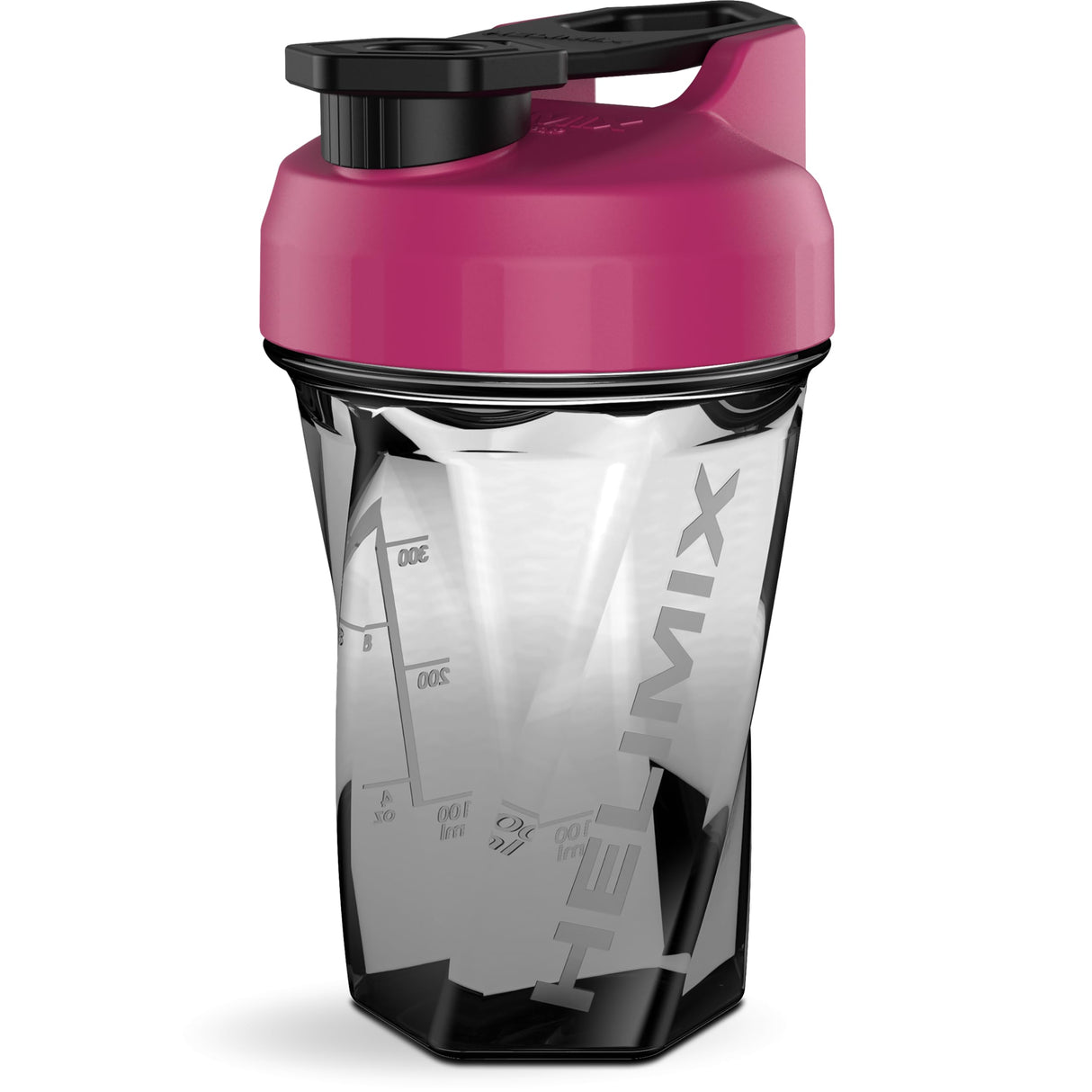 HELIMIX 1.5 Vortex Blender Shaker Bottle Holds Upto 20oz | No Blending Ball or Whisk | USA Made | Portable Pre Workout Whey Protein Drink Shaker Cup | Mixes Cocktails Smoothies Shakes | Top Rack Safe