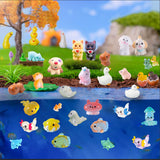 U-Zimikee 200 Pcs Mini Resin Animals - Miniature Animal Figurines Mini Animals to Hide Little Tiny Animal Figures Bulk for Fairy Garden Micro Landscape Decor Dollhouse Crafts Accessories