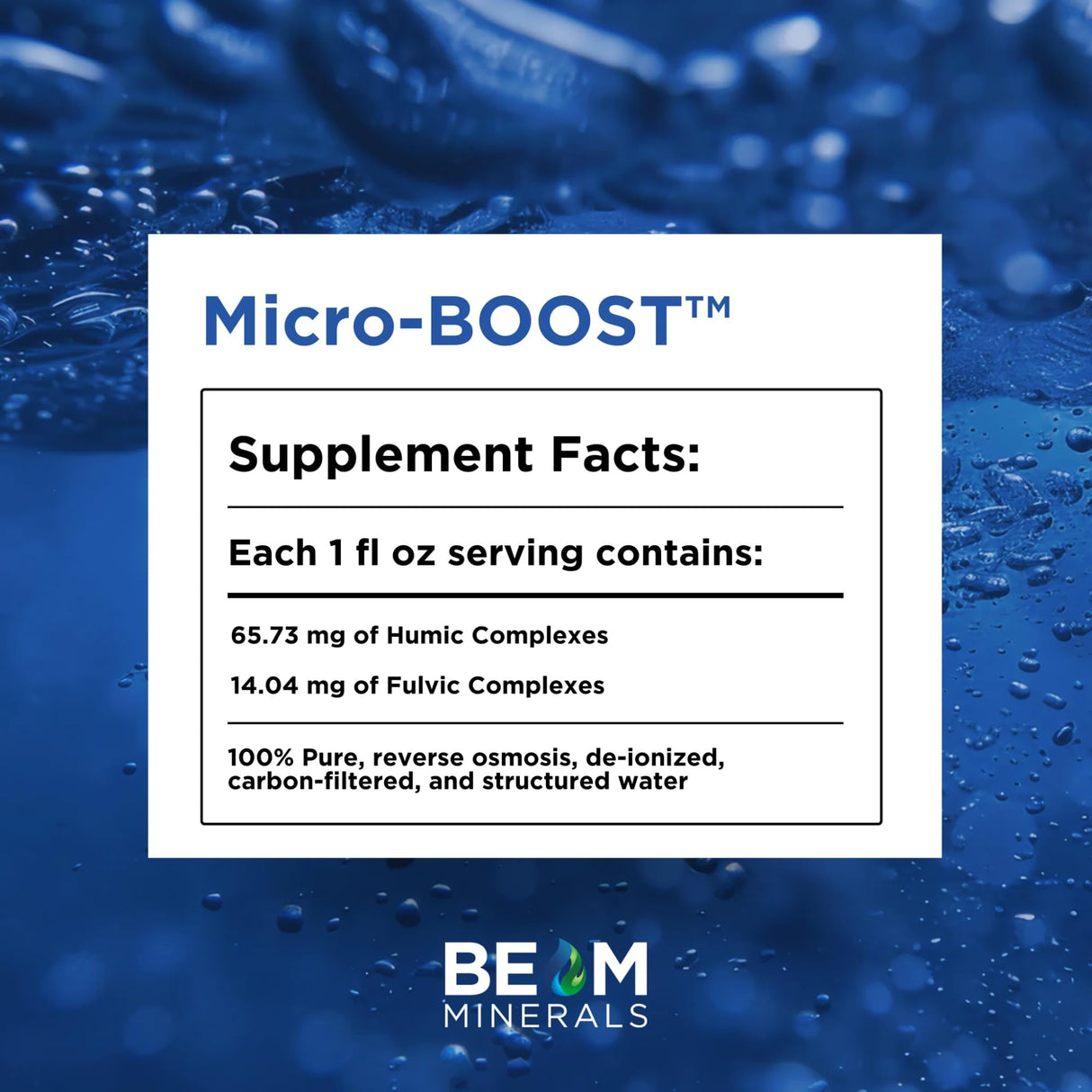 BEAM Minerals Micro-Boost | Complete Mineral Supplement | All The Minerals, Without All The Pills | 32 fl Oz